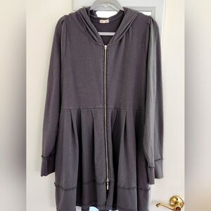 Tiered Ruffle Hoodie